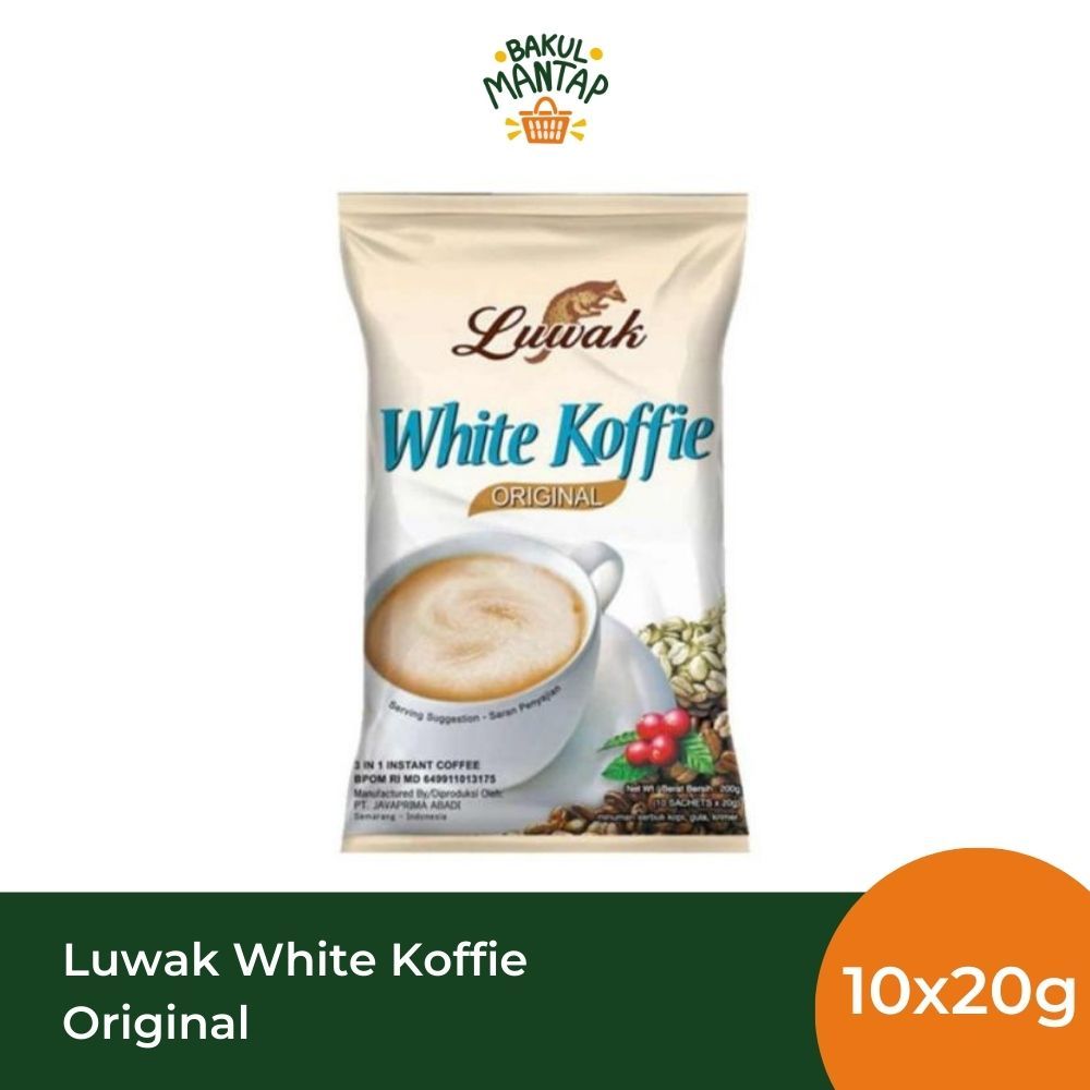 

KOPI LUWAK WHITE COFFEE RENCENG 10x20g