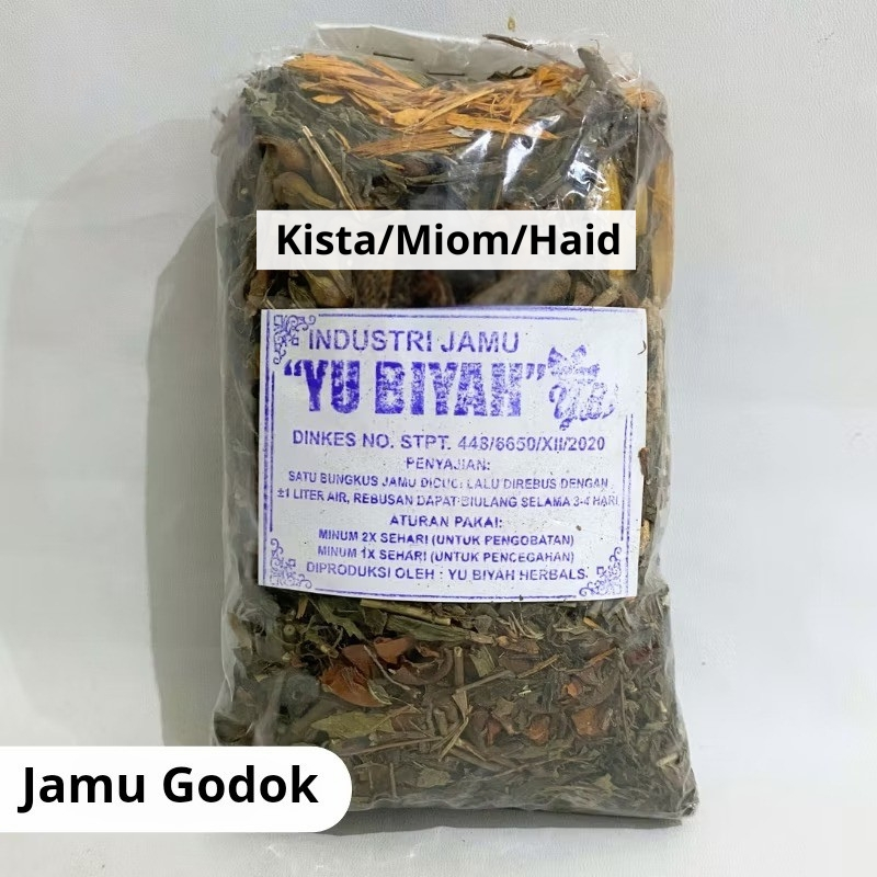 Jamu Godok Kista/Miom/Haid Jamu melancarkan Haid Obat Pelancar Haid Kista Miom Herbal Alami Ampuh