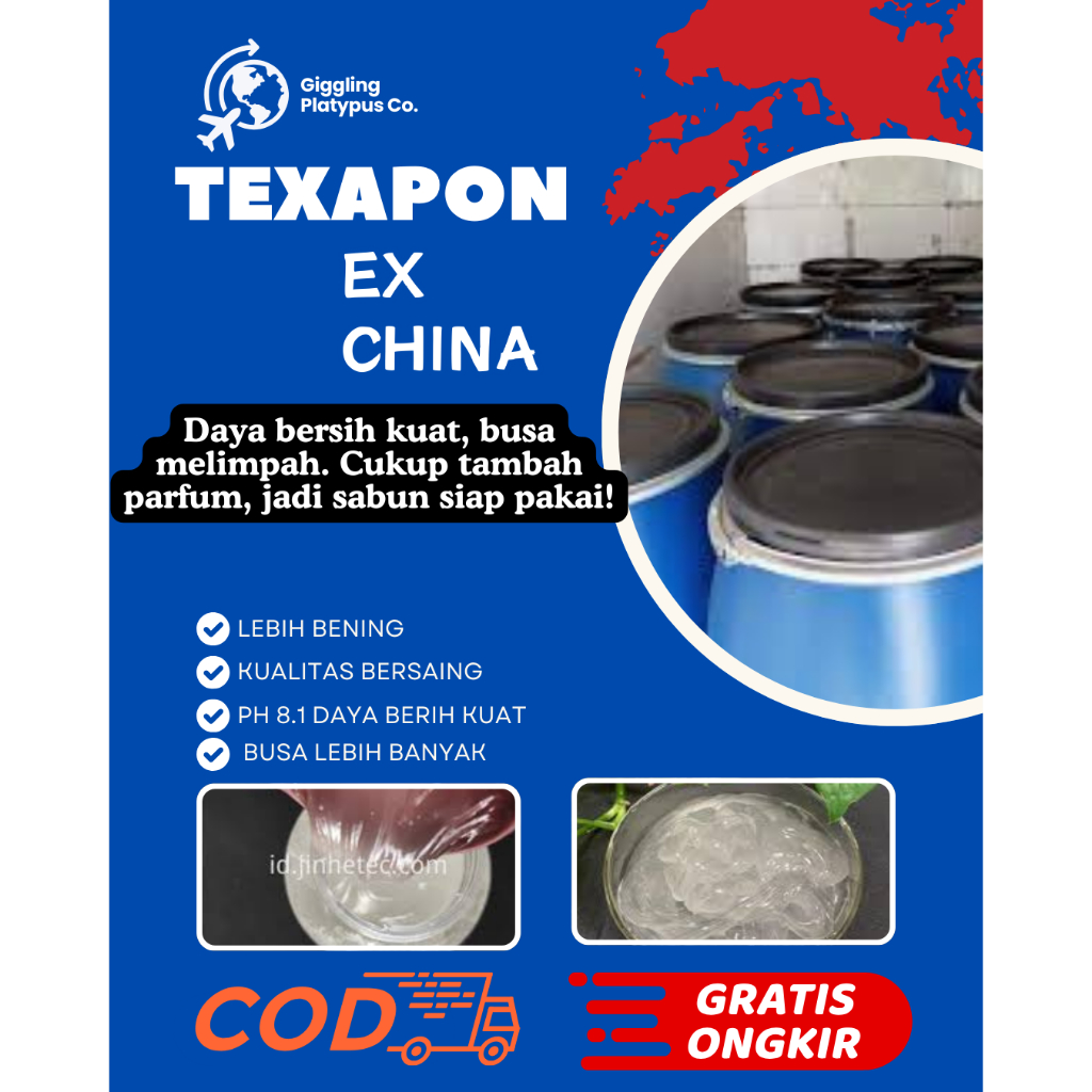 Texapon /bahan pembuatan sabun,Bikin Sabun Untung Banyak? Texapon Kok Paling Oke!”