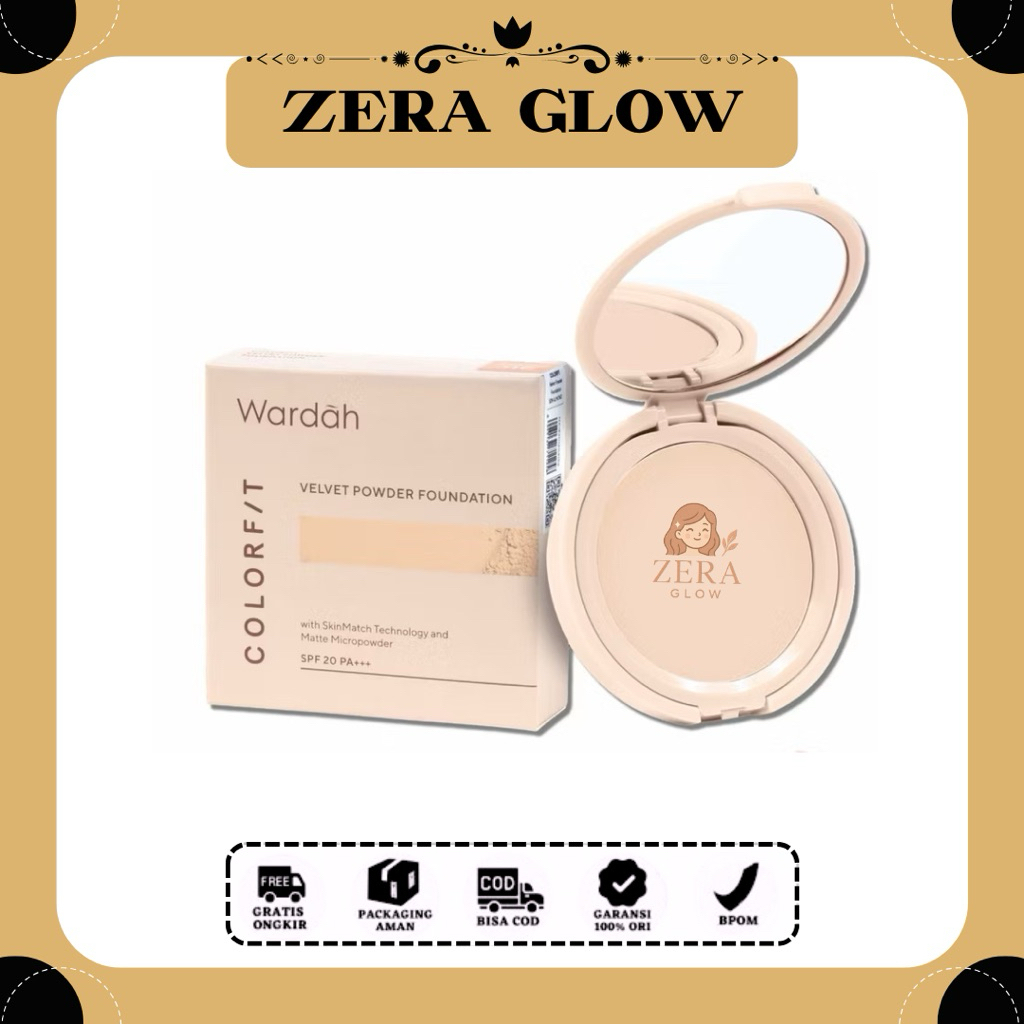 WARDAH Colorfit Velvet Powder Foundation Series | Wardah Colorfit Twc