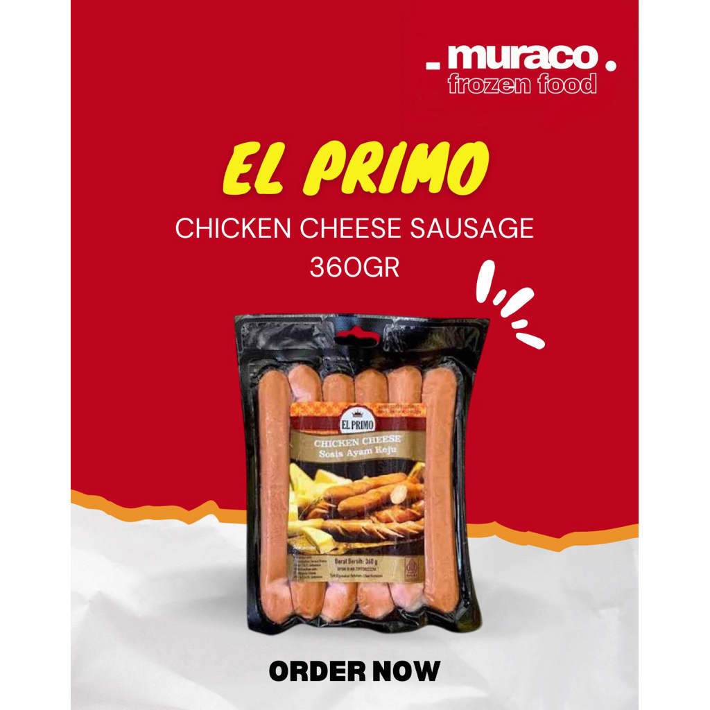 

El Primo Chicken Cheese Sosis Ayam Keju 360gr