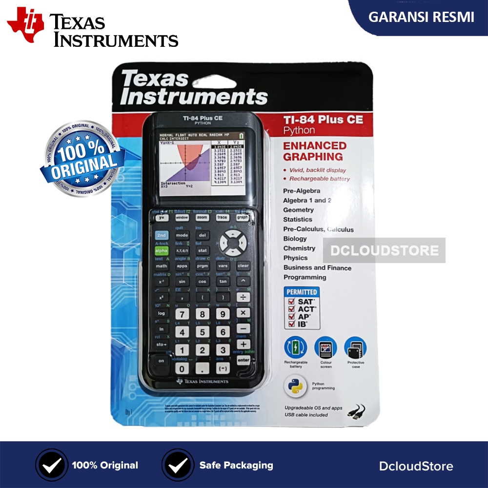 

Calculator Original Texas Instruments TI-84 Plus CE Kalkulator
