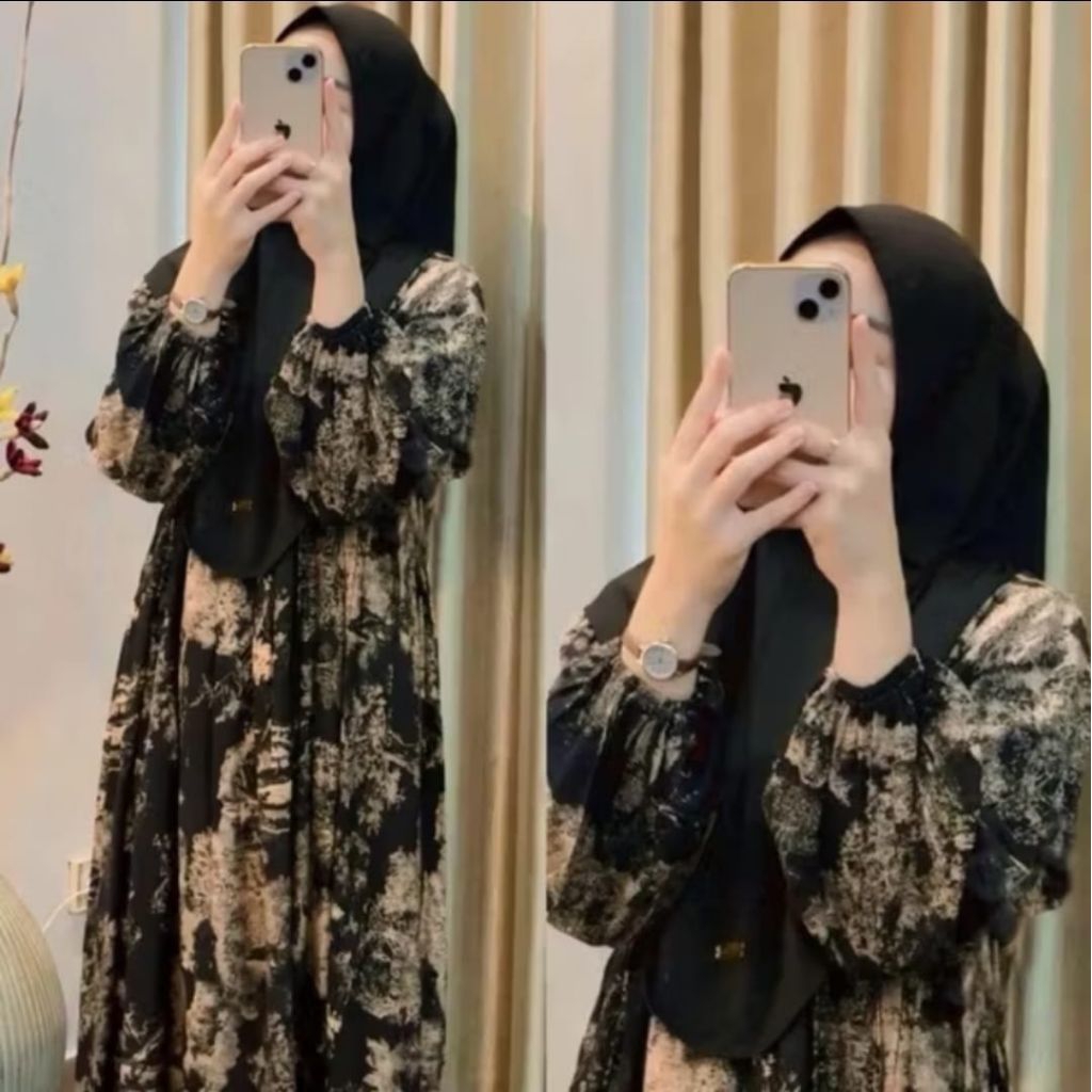 Dress Anjani Pita / GAMIS ANJANI/ GAMIS PITA / Dress pita anjani / gamis lebaran 2025 / gamis terbar