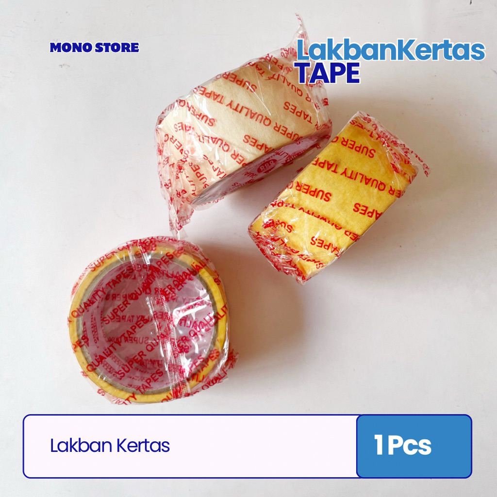 

[1 Pcs] Masking Tape Lakban Kertas / Lakban Isolasi Solatip