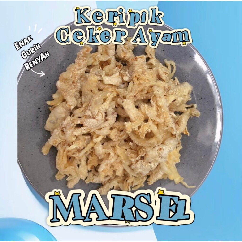 

100 Gram Keripik Ceker Tanpa Tulang Tanpa Tepung Rambak Ceker Ayam Gurih Tidak Amis Oleh Oleh Khas Solo Keripik Cakar Marsel