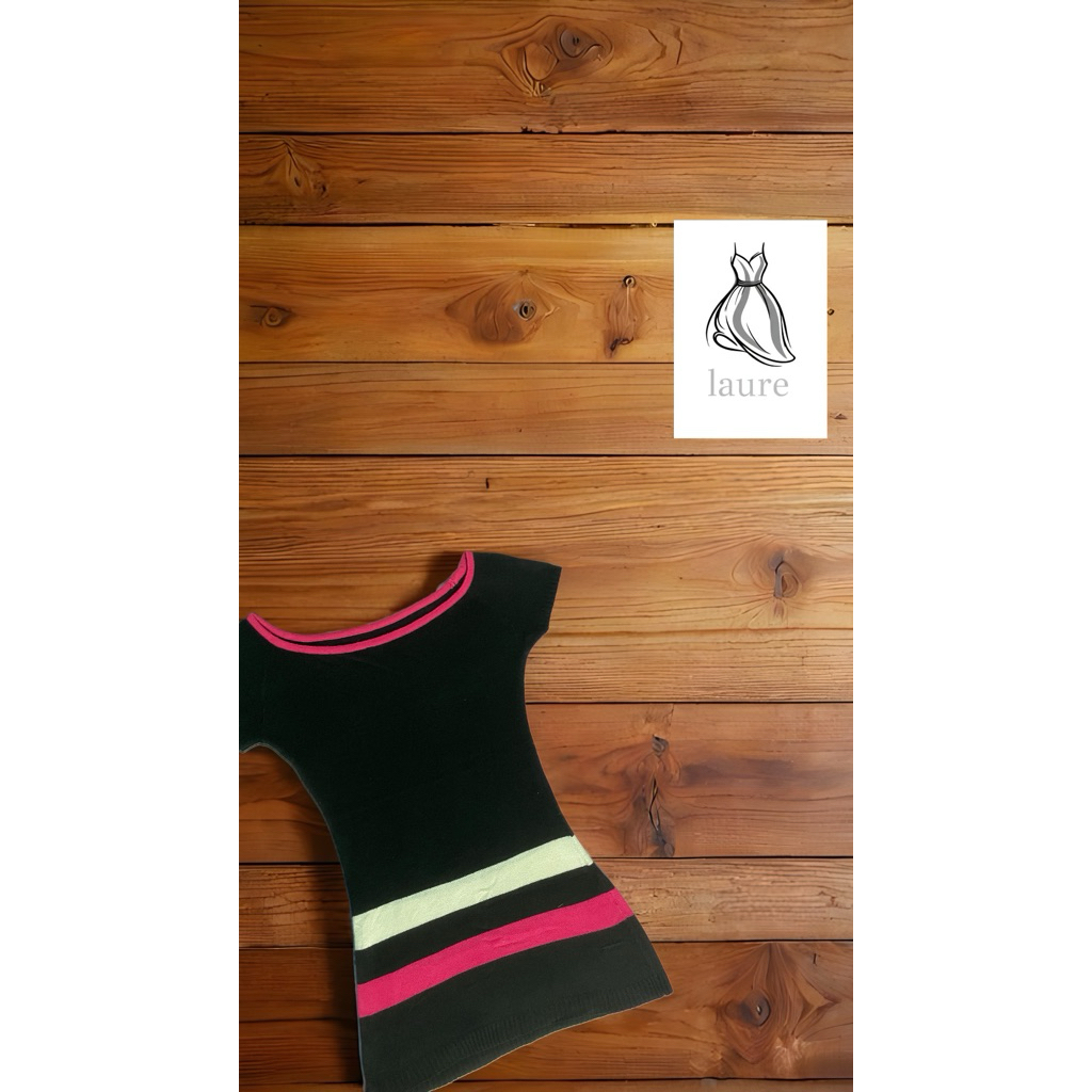 dress rajut bisa dipakai sabrina