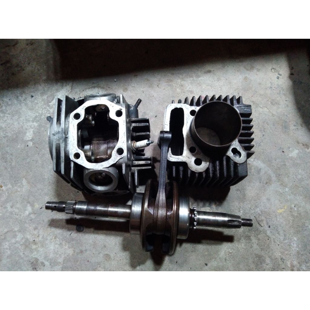 blok kop, silider kop, as kruk supra/ grand