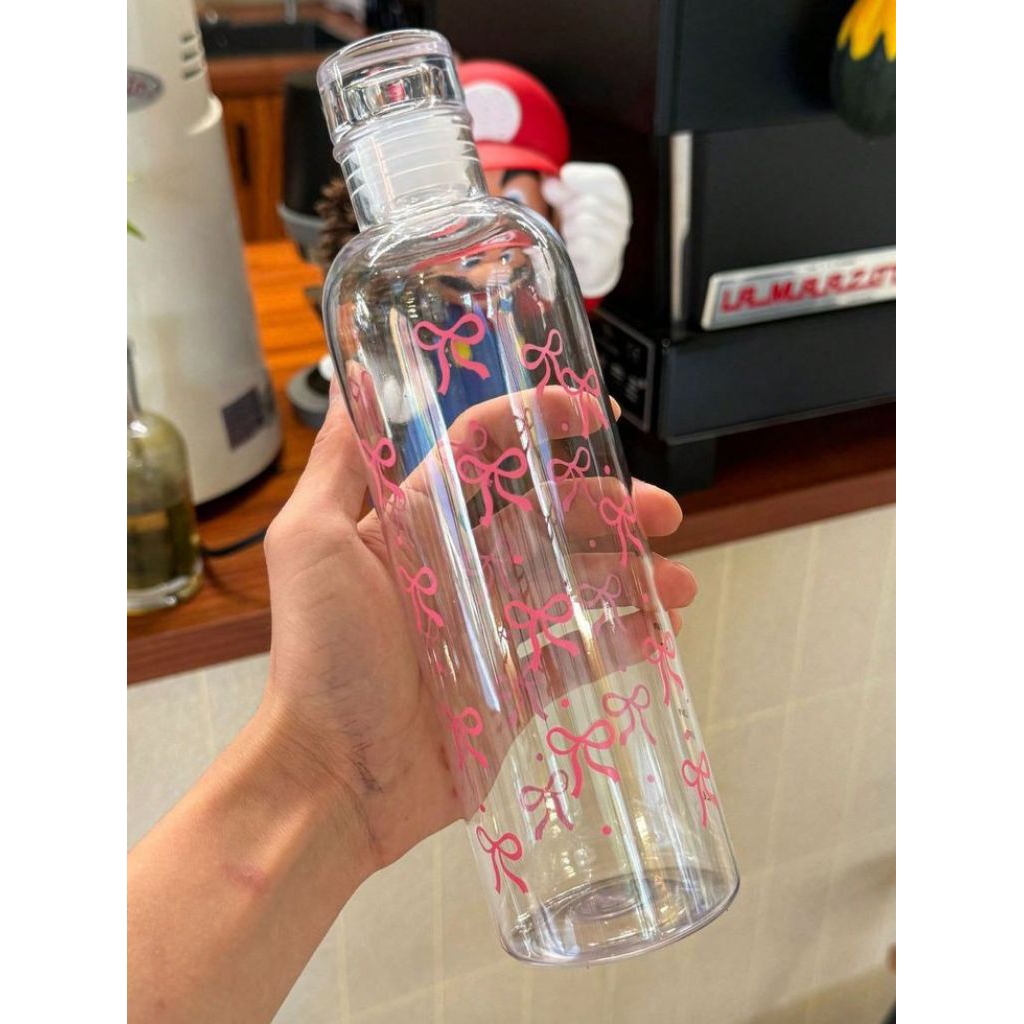 botol minum tumblr aesthetic 500ml • botol minum transparan • botol minum lucu