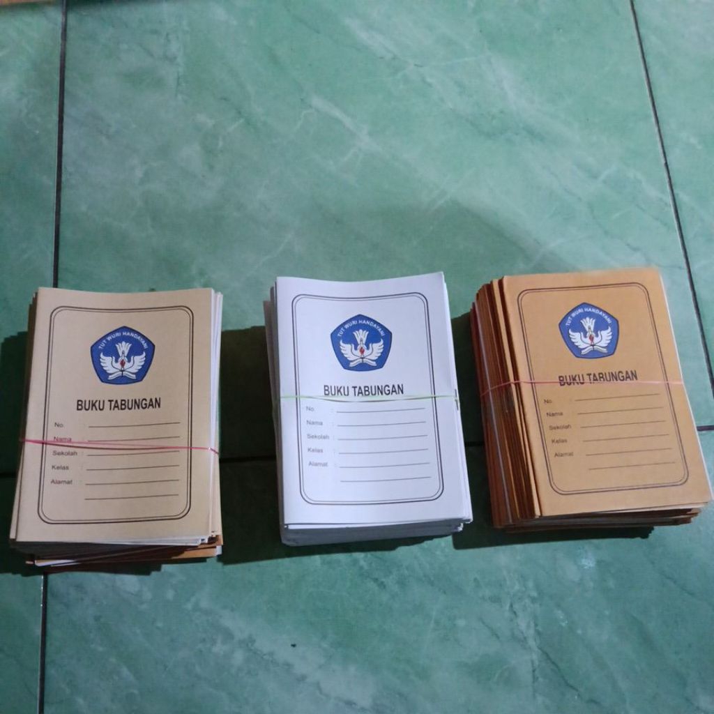

Buku Tabungan Untuk Anak Sekolah Murah 50 Pcs/100Pcs