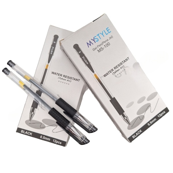 

1 Pak Isi 12 Pcs Pena Gell MY STYLE / Pena Gell MY STYLE MS - 100 & MS - 100 NT