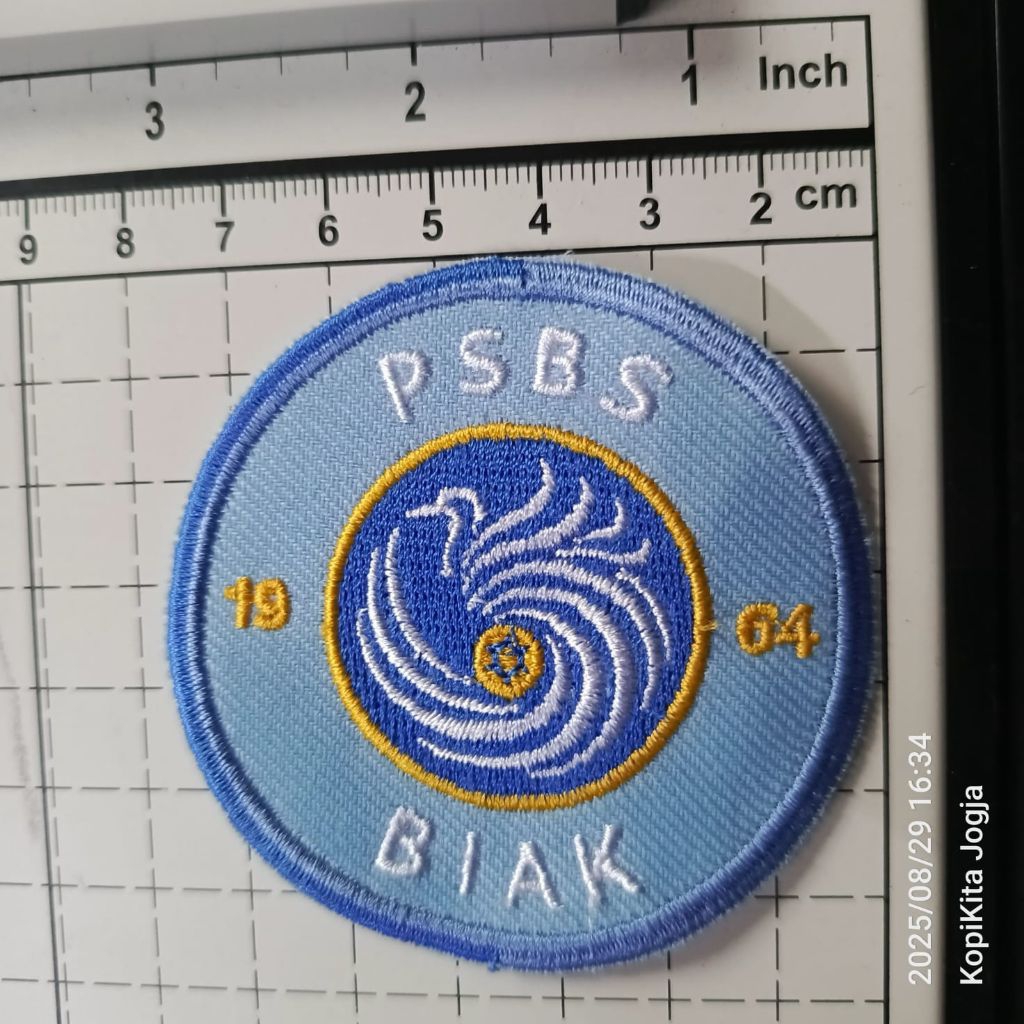 emblem patch bordir psbs biak