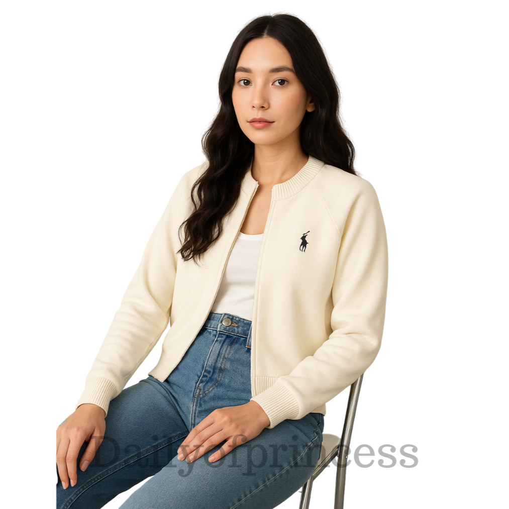 PREMIUM DAILYOFPRINCESS NOVA JAKET RAJUT WANITA RAJUT BORDIR KUDA RESLETING