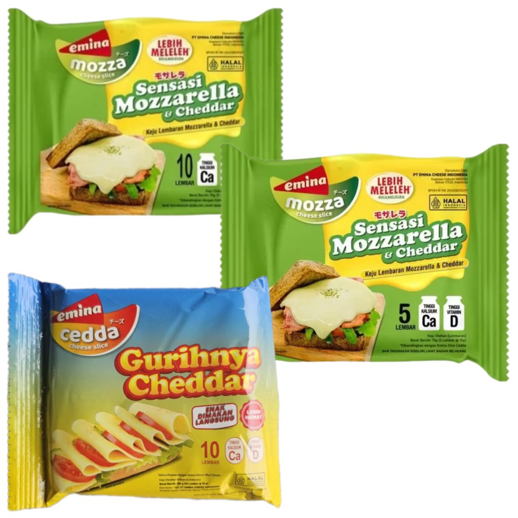 

Emina mozza & ceddar slice