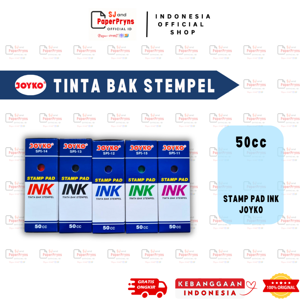 

Tinta Bak Stempel Joyko – Stamp Pad Ink Refill 50ml