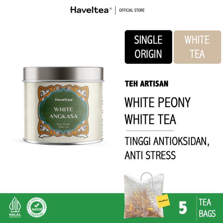 

WHITE ANGKASA | Mini Tin | Haveltea | White Tea | Silver Needle
