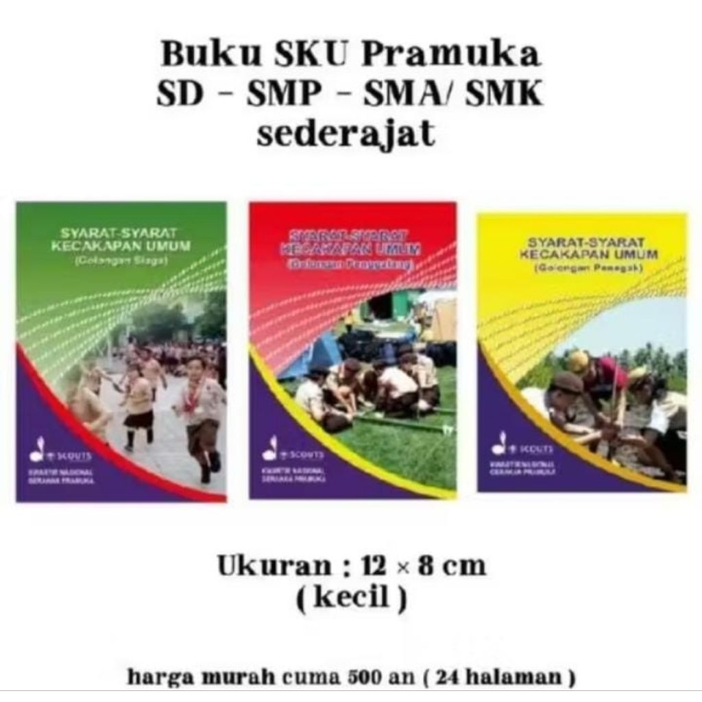 

25 pcs SKU PENEGAK Pramuka