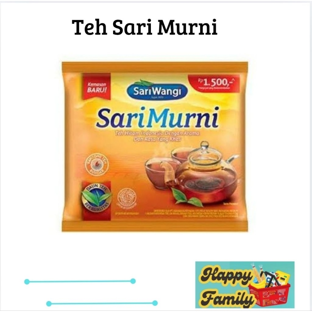 

Sarimurni Teh Celup 1 Renceng Isi 12 Sachet/ Sariwangi Murni