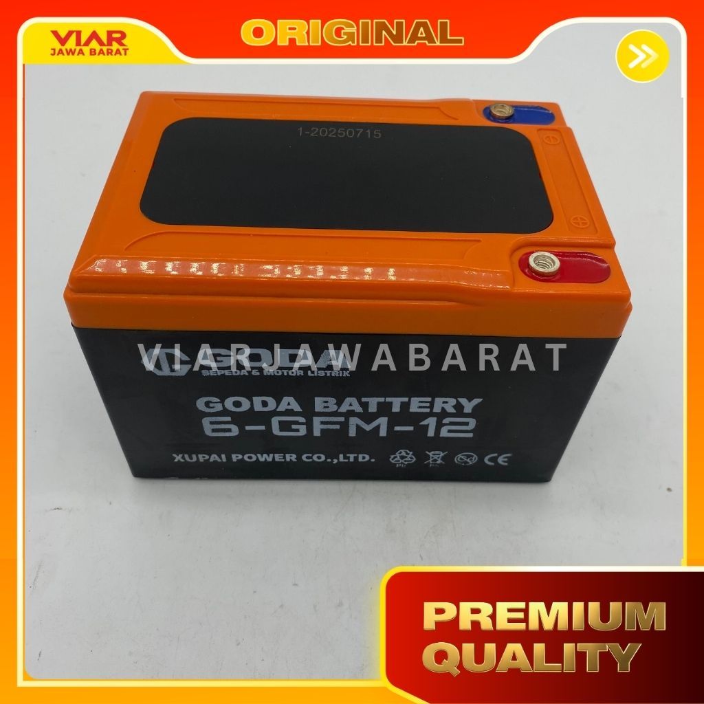 Aki Sepeda Listrik Motor Listrik 12V 12Ah / Batre Sepeda Listrik Motor Listrik E-Bike E-Moto / Aki B