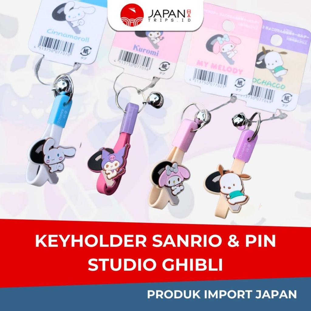 Keyholder Sanrio & Pin Studio Ghibli - Produk Import Japan