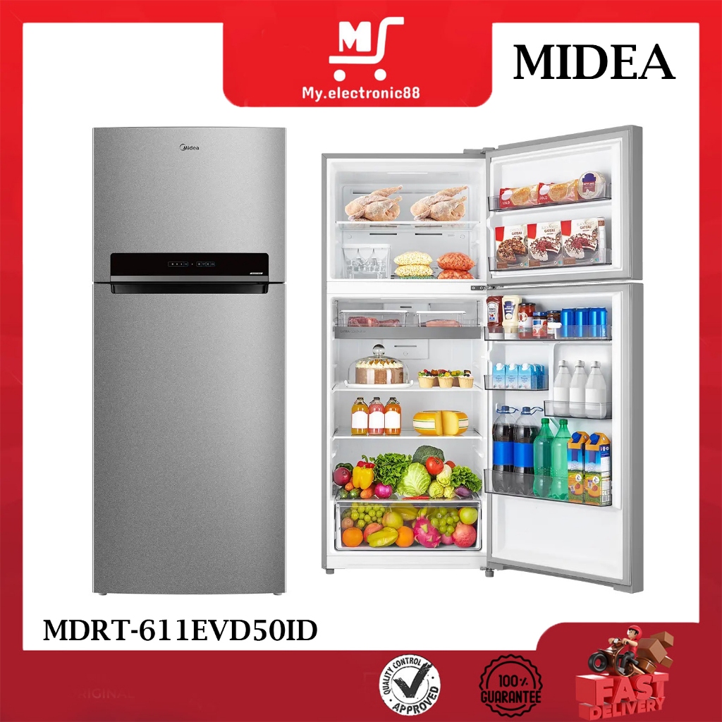 MIDEA KULKAS 2 PINTU EVEREST MDRT-611EVD50ID
