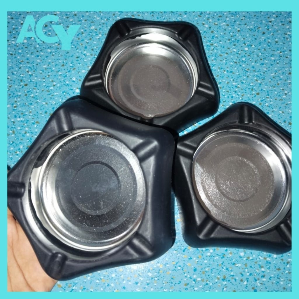 ACY Asbak/Wadah Rokok Bintang Bahan Stainless steel/Plastik