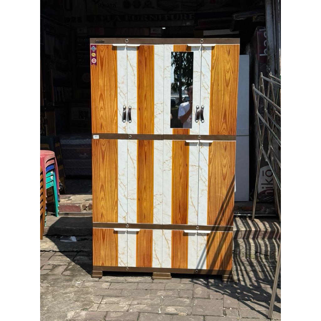 LEMARI PLASTIK NAPOLLY 4 PINTU