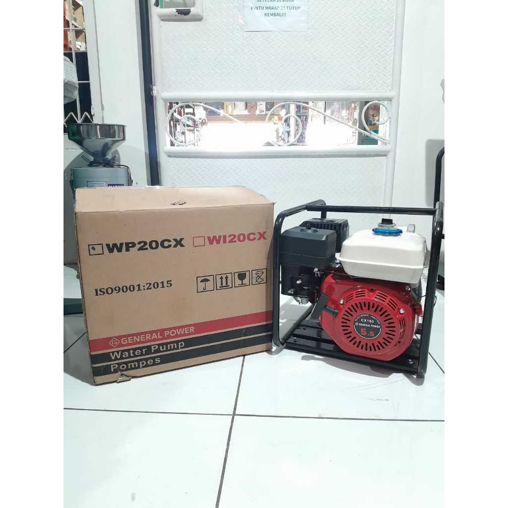 Water Pump 2" 5.5Hp GENERAL WP20CX / Mesin Alkon Pompa Air Irigasi Sawah WP 20 CX