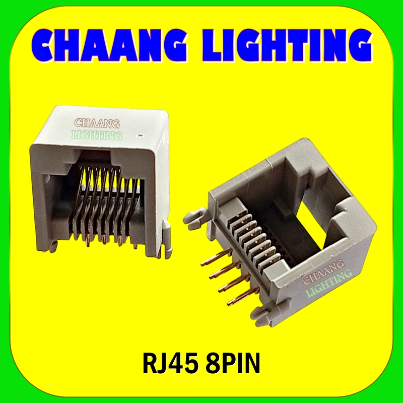 SOKET FEMALE RJ45 8 KAKI GOLD RJ45 8PIN 5521 ABU SOCKET RJ45 5521 SOKET RJ45 8KAKI