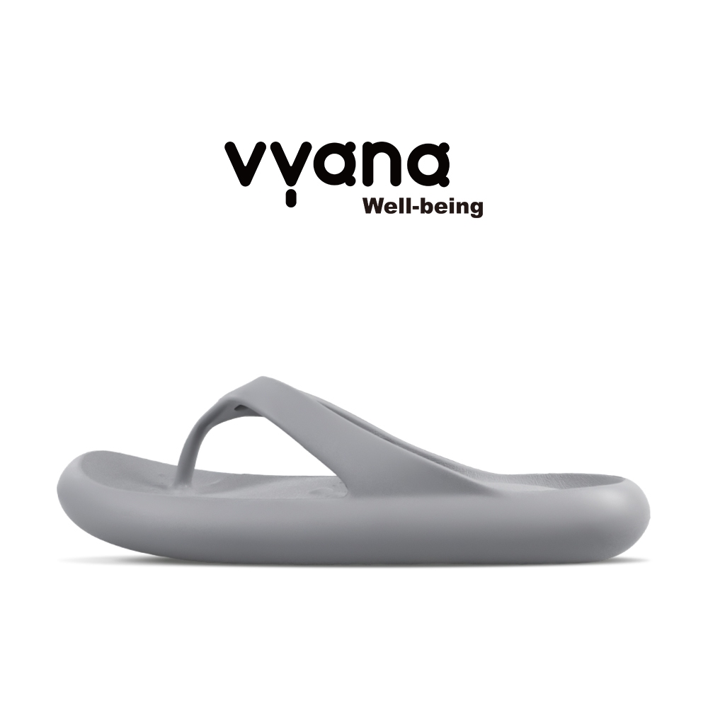 VYANA Flow Sandal Jepit Medis Rehabilitasi – Terapi Fasciitis Plantar & Anti Pegal— Abu Abu