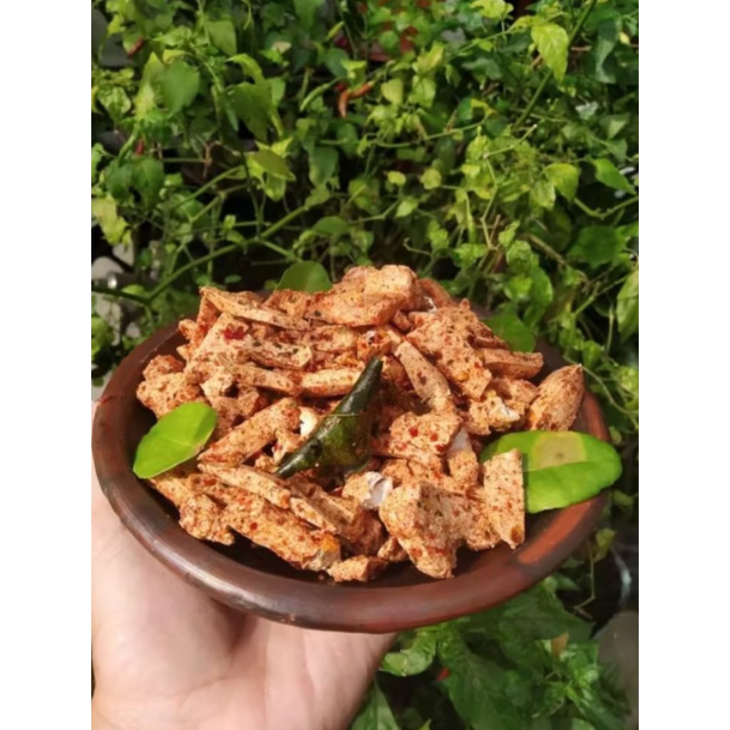 

[ Baca Deskripsi ] Basreng Pedas Daun Jeruk Viral | Berat Bersih.100gr