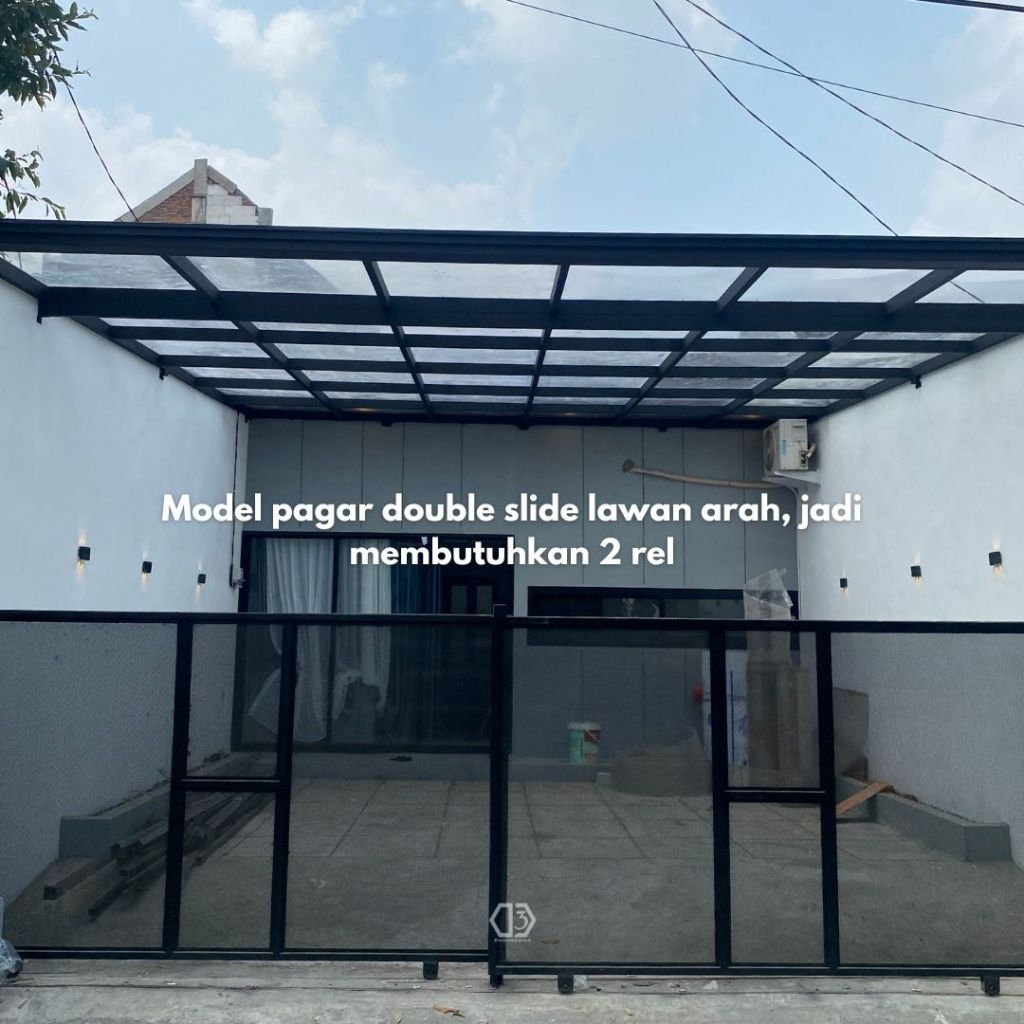 Kanopi solarflat modern minimalis atap transparan sidoarjo surabaya