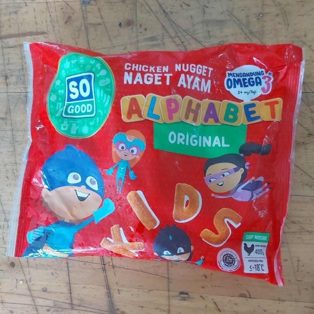 

SO GOOD NUGGET ALPHABET ORIGINAL 400GR