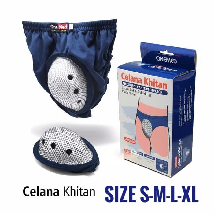 CELANA KHITAN,CELANA DALAM SUNAT ONEMED/ CELANA SUNAT SIZE S M L XL XXL ONEMED ALKES MEDAN