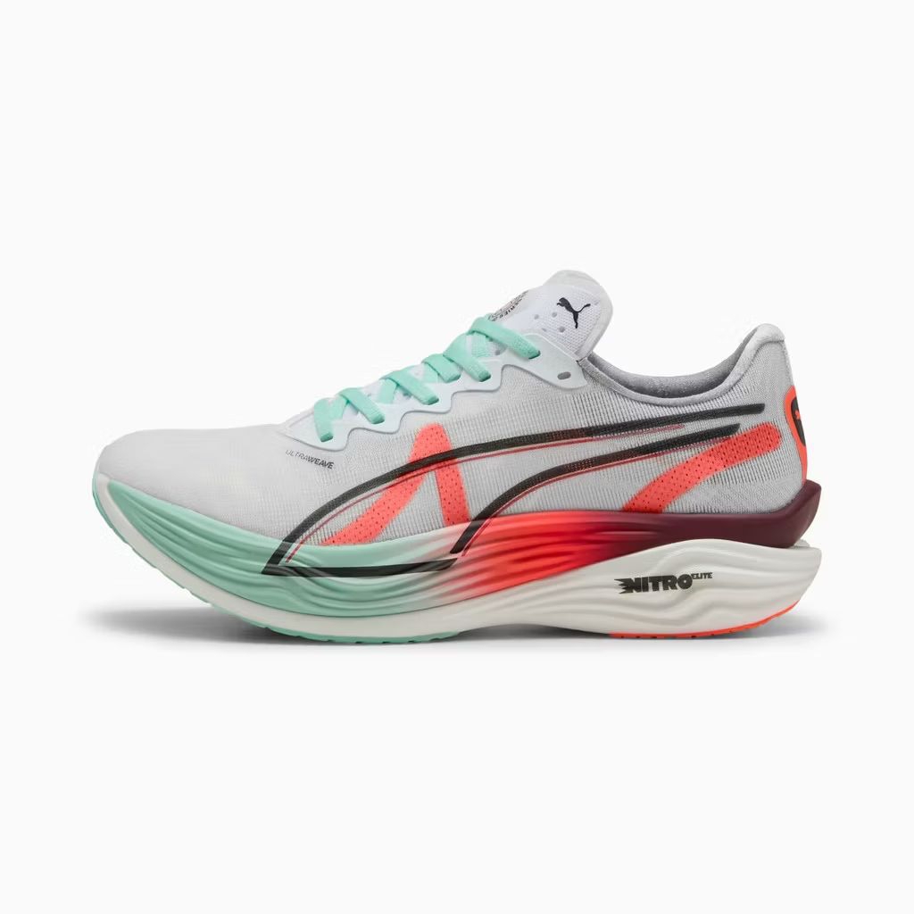 Puma Sepatu Running Deviate Nitro Elite 3 Hyrox - Glowing Red/Puma White