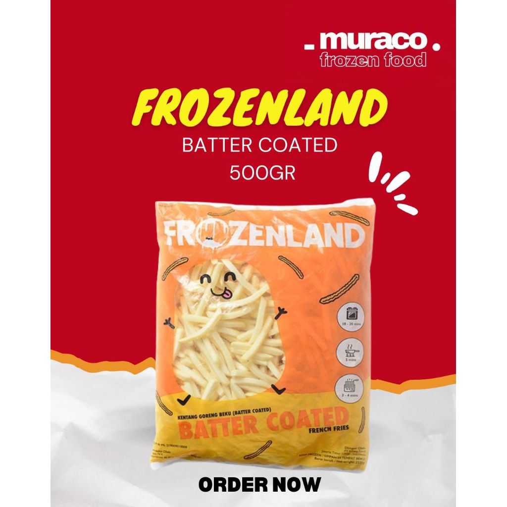 

Frozenland Batter Coated French Fries 500gr