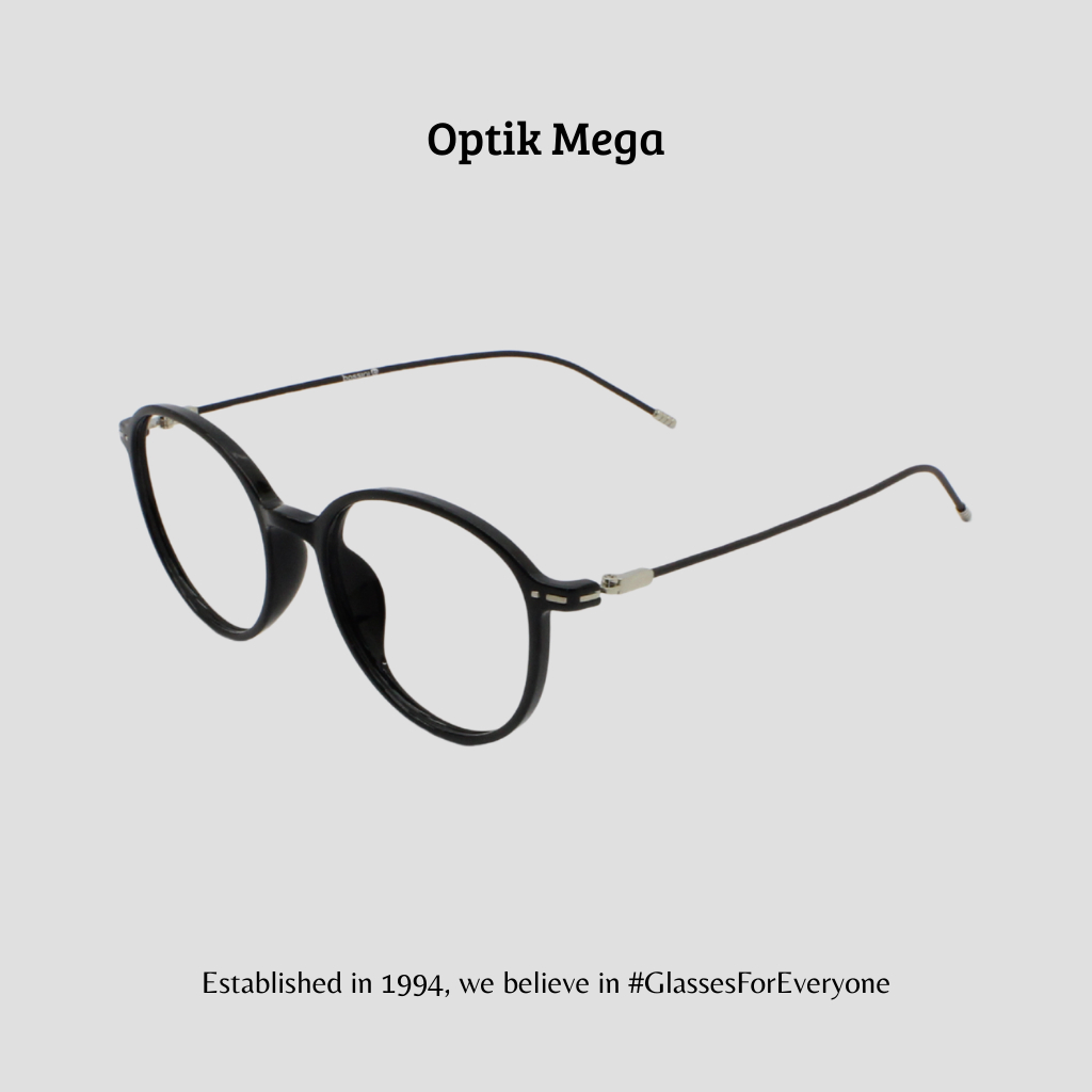 OPTIK MEGA - BOSSINI Acetate 8093 Matt Black/Purple/Black
