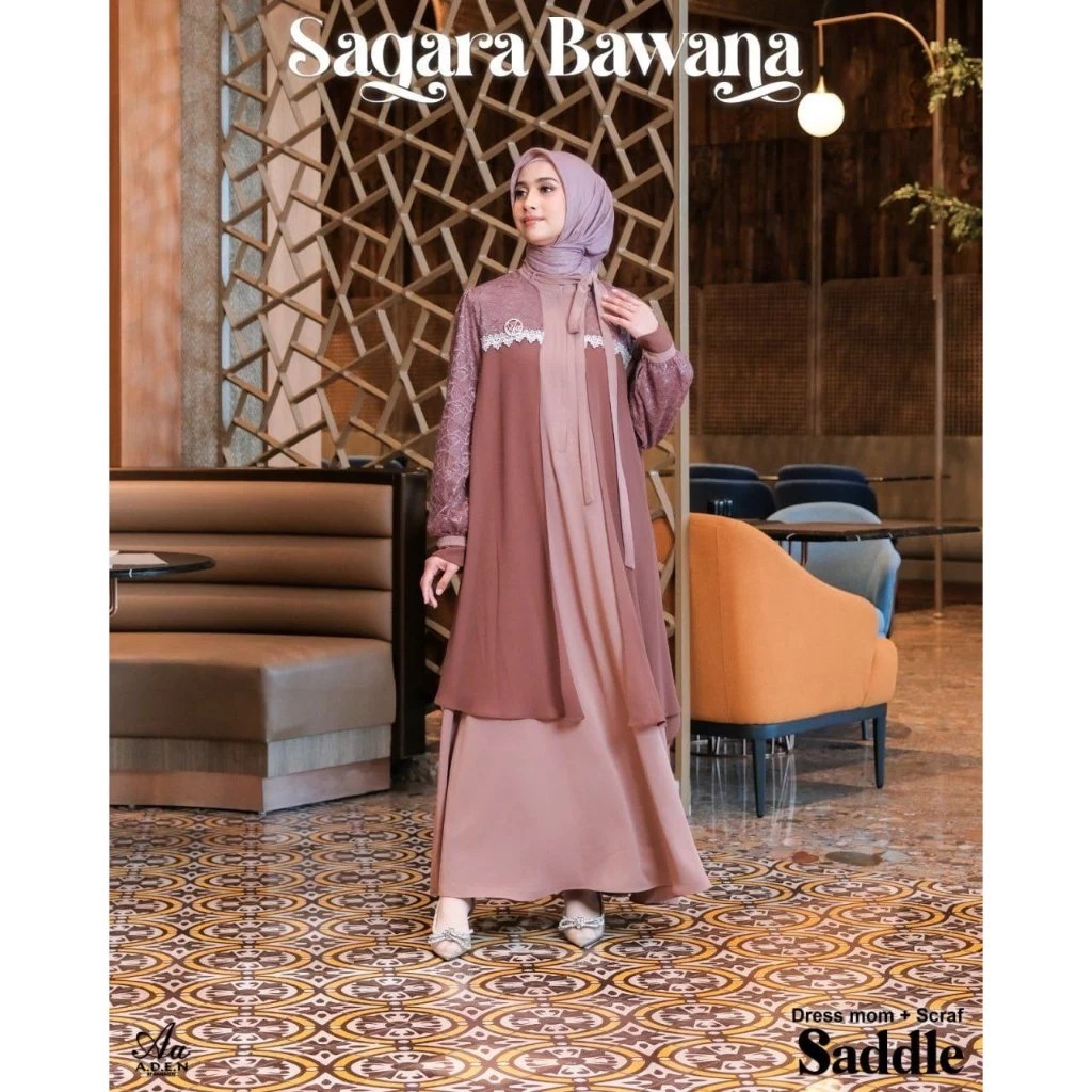 ADEN GAMIS DEWASA SAGARA BAWANA DRESS MOM
