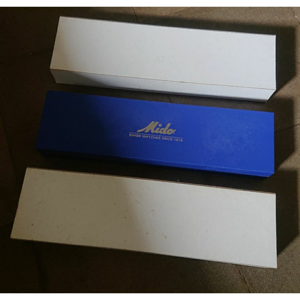 box jam tangan Mido original NOS