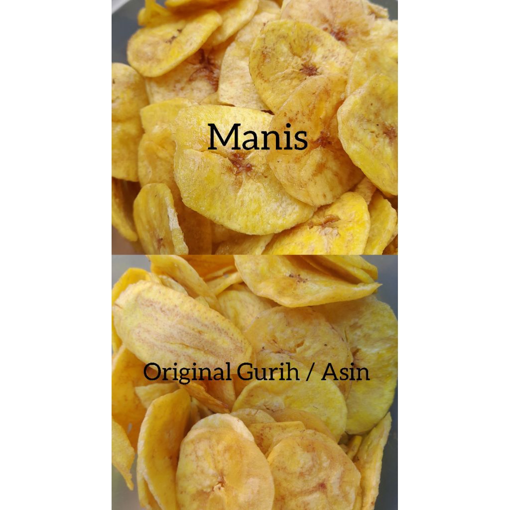 

KERIPIK PISANG TANDUK HOMEMADE 500 gram/ 1 KG