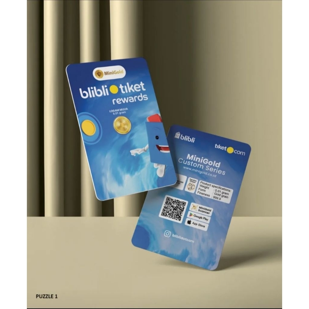 Mini Gold Puzzle 0.01gr