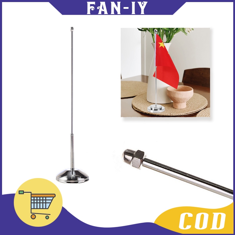 

V Stand Tiang Bendera Meja Stainless Stand Tiang Stainless Flag Pole