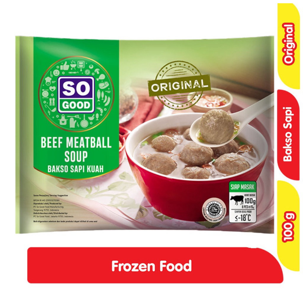 

So Good Bakso Kuah Instan Sapi 100 g
