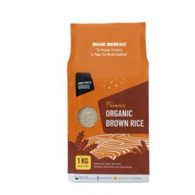 

Farmer's Organic Brown Rice Astro Goods 1kg