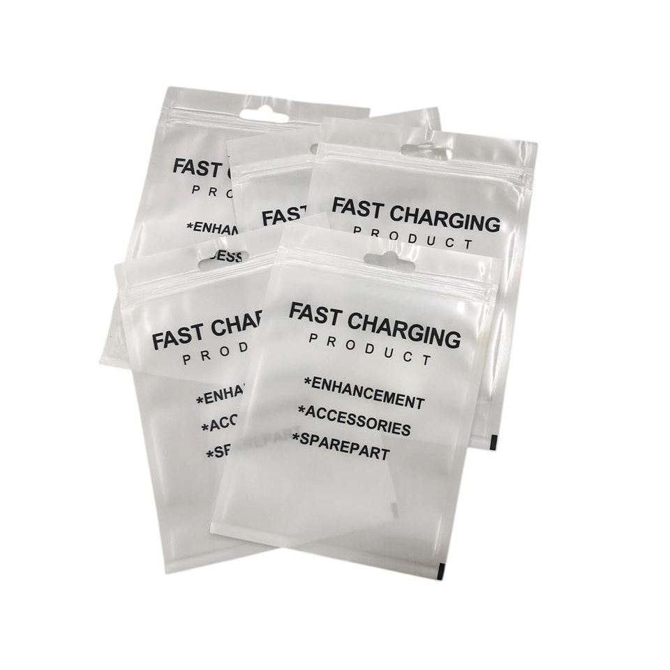 

Plastik Aksesoris Ziplock 10 x 15 cm Kantong Klip Putih Zipper