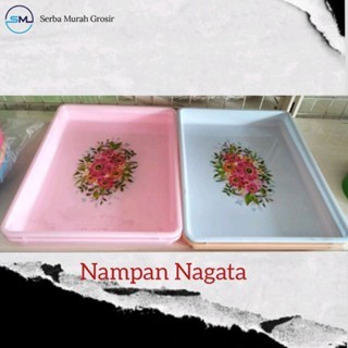 Nampan segi/Nampan Plastik Tebal/Nampan persegi/Nampan cantik/Nampan Nagata 347,348,349