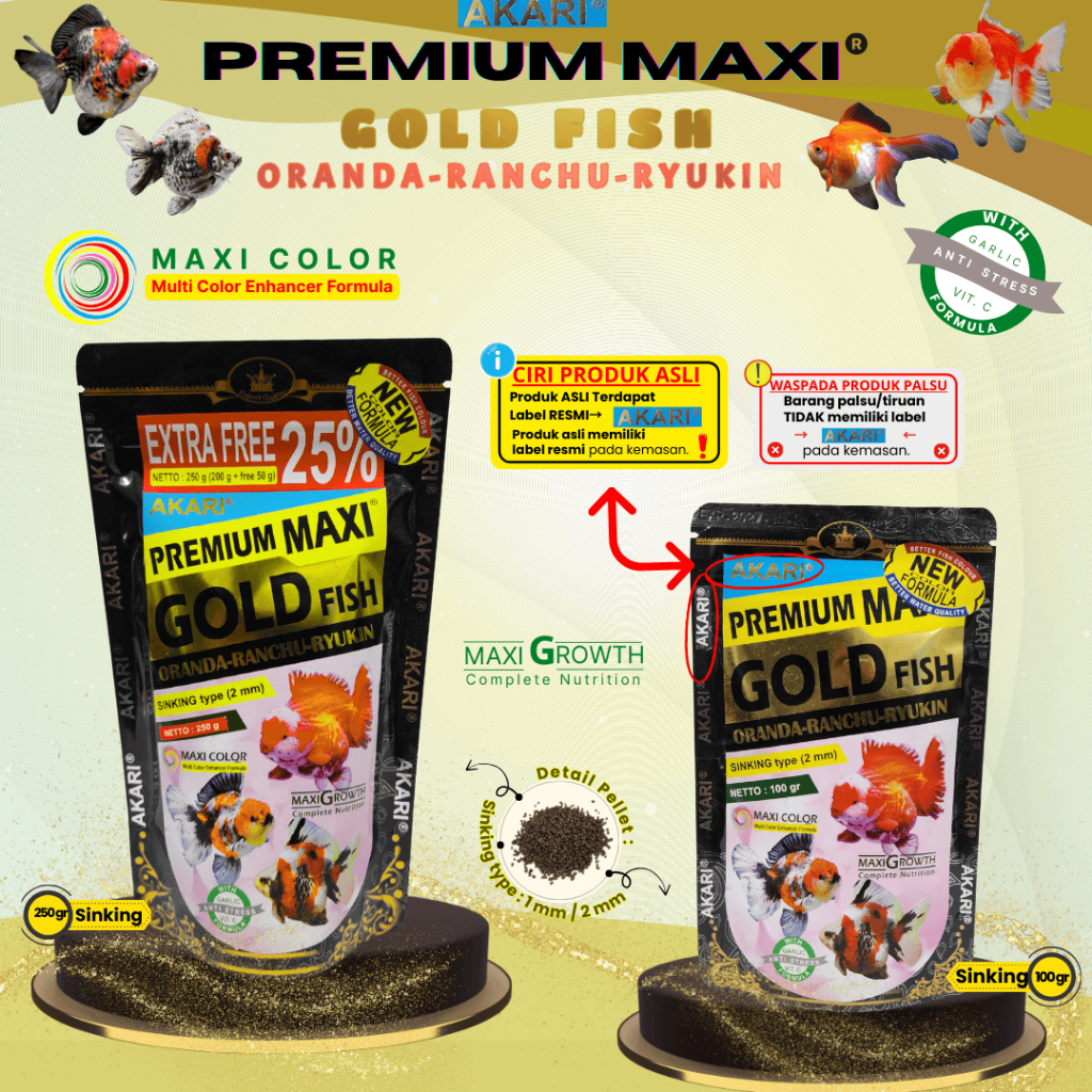 Akari Premium Maxi Goldfish