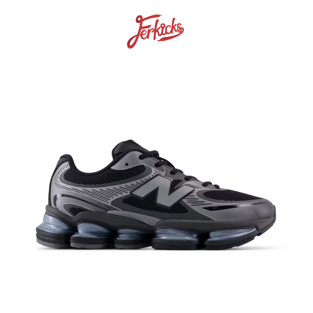 sepatu sneakers ABZORB 2000 BLACK GREY