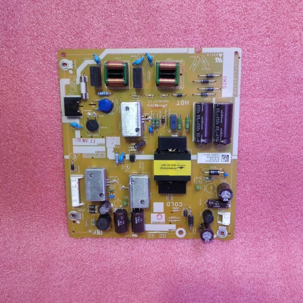 SHARP 2T-C32BG1I MESIN TV - POWER SUPPLY - PSU TV LED SHARP 2T-C32BG1I