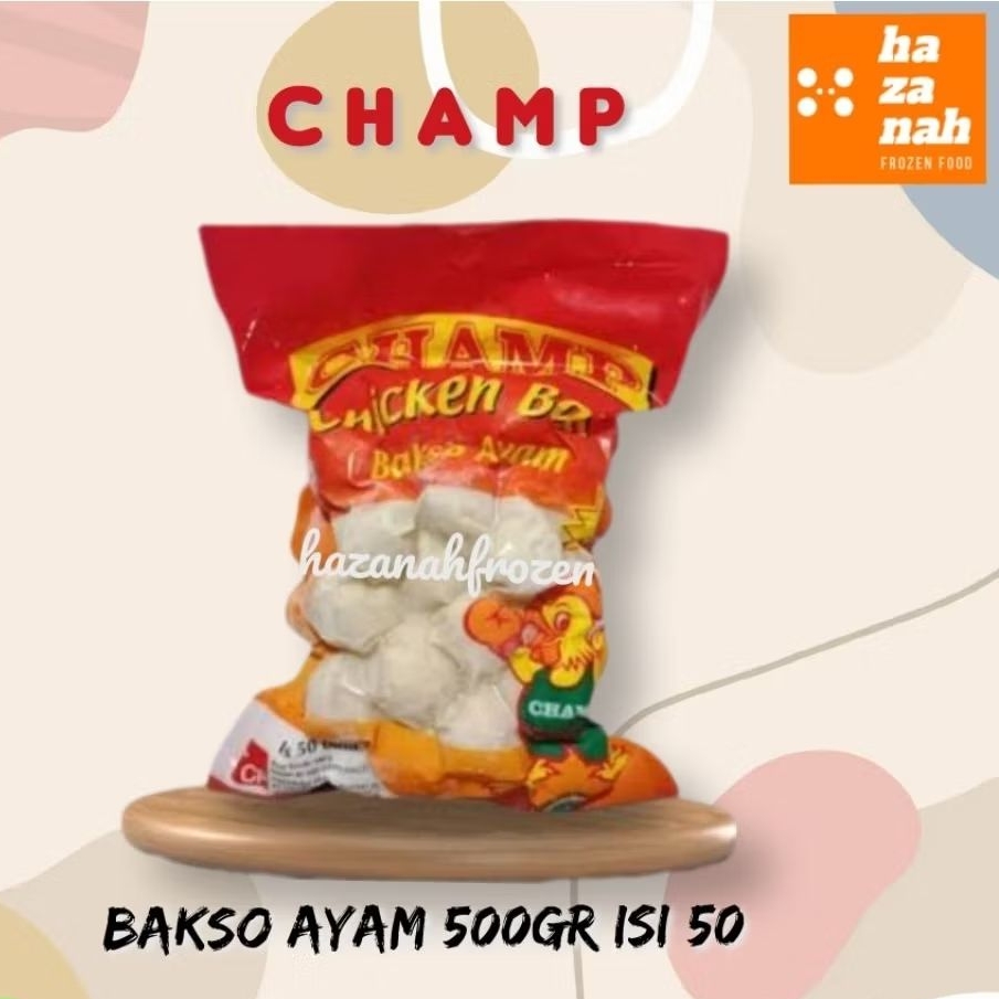 

Champ Bakso Ayam 500g isi 50