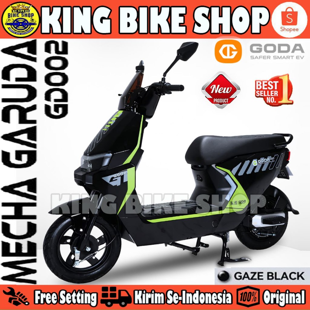 Sepeda Listrik GODA GD 002 MECHA GARUDA 48V 12AH 48V/12AH Selis Garansi Resmi